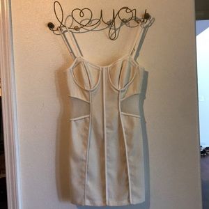 Cream Ark & Co short dress